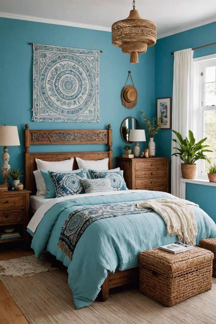 repurpose-furniture-bohemian-bedroom-ideas-on-a-budget