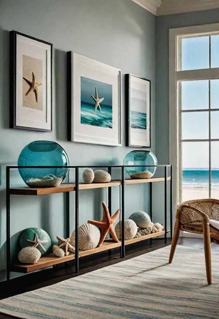 beachy-artwork-coastal-entryway-decor-ideas