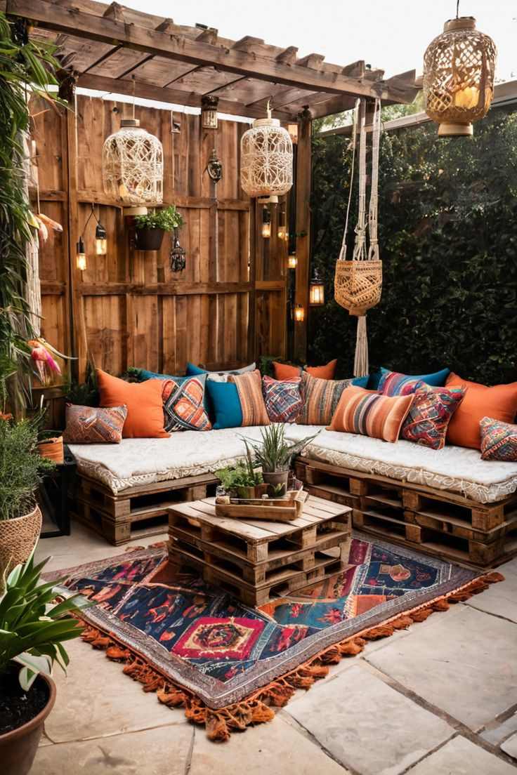 bohemian-floor-seating-outdoor-dining-ideas-for-your-home