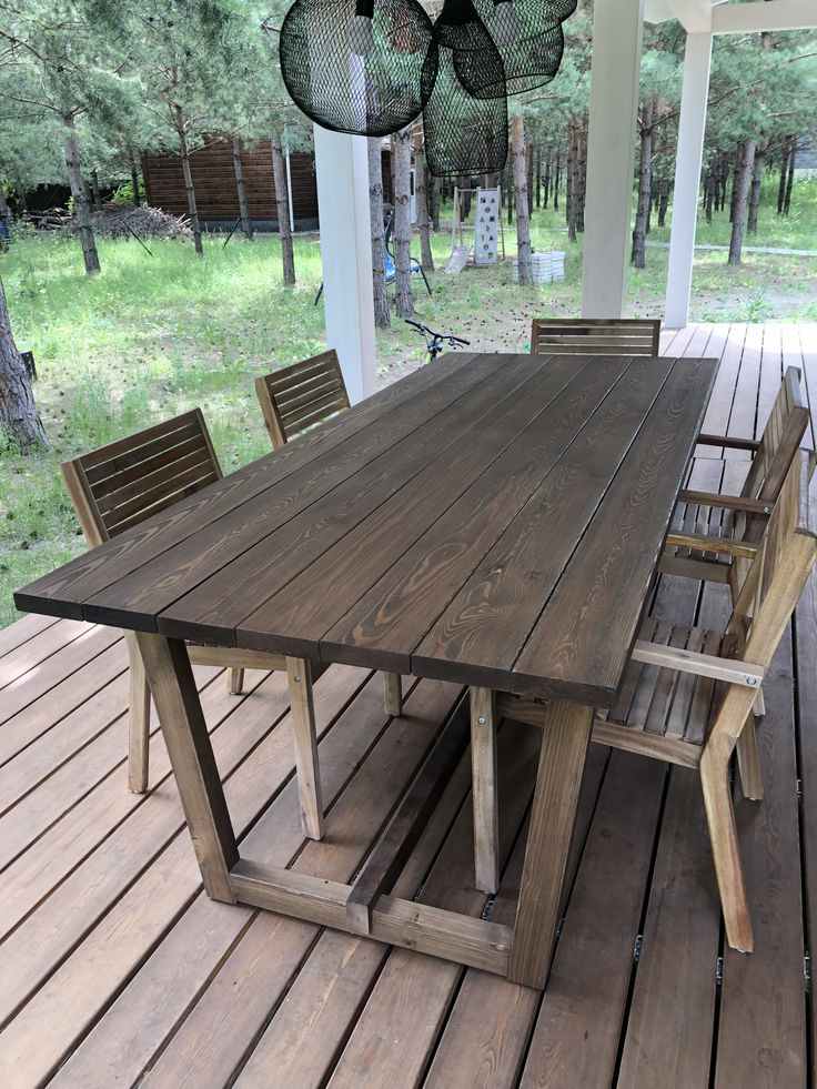 wooden-farmhouse-table-rustic-outdoor-dining-ideas