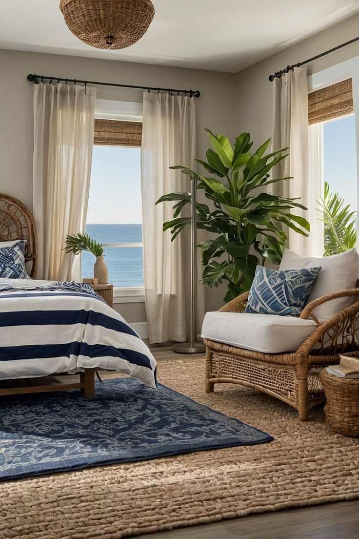 nautical-knots-small-coastal-bedroom-decor-ideas