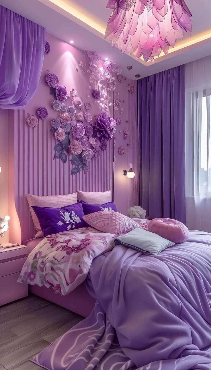 purple-accents-pillows-purple-bedroom-decor-ideas