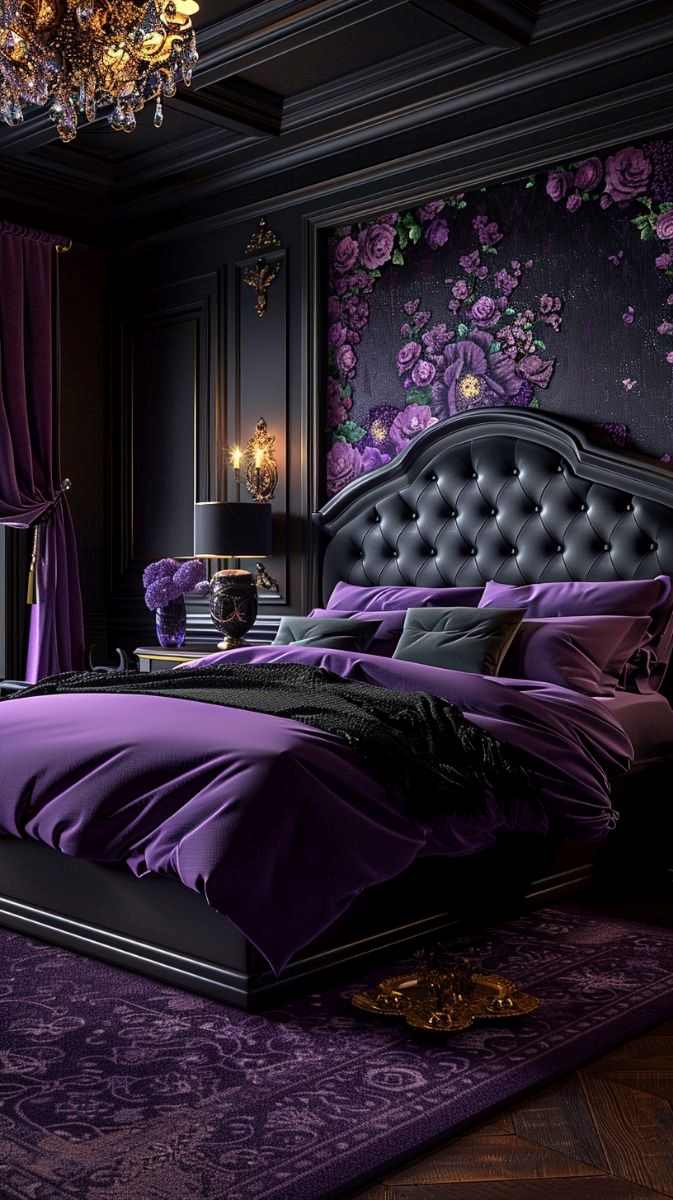 purple-wall-decals-purple-bedroom-decor-ideas