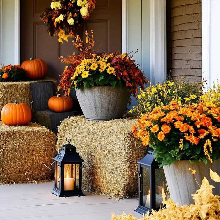 Hay Bale Decor 