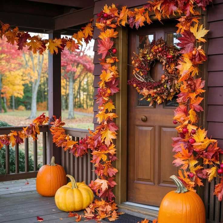 Leaf-Garland-as-a-cozy-autumn-decoration-ideas-for-that-aesthetic-finish 