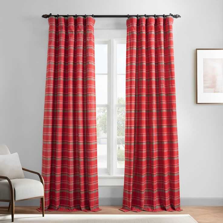 Plaid Curtains 