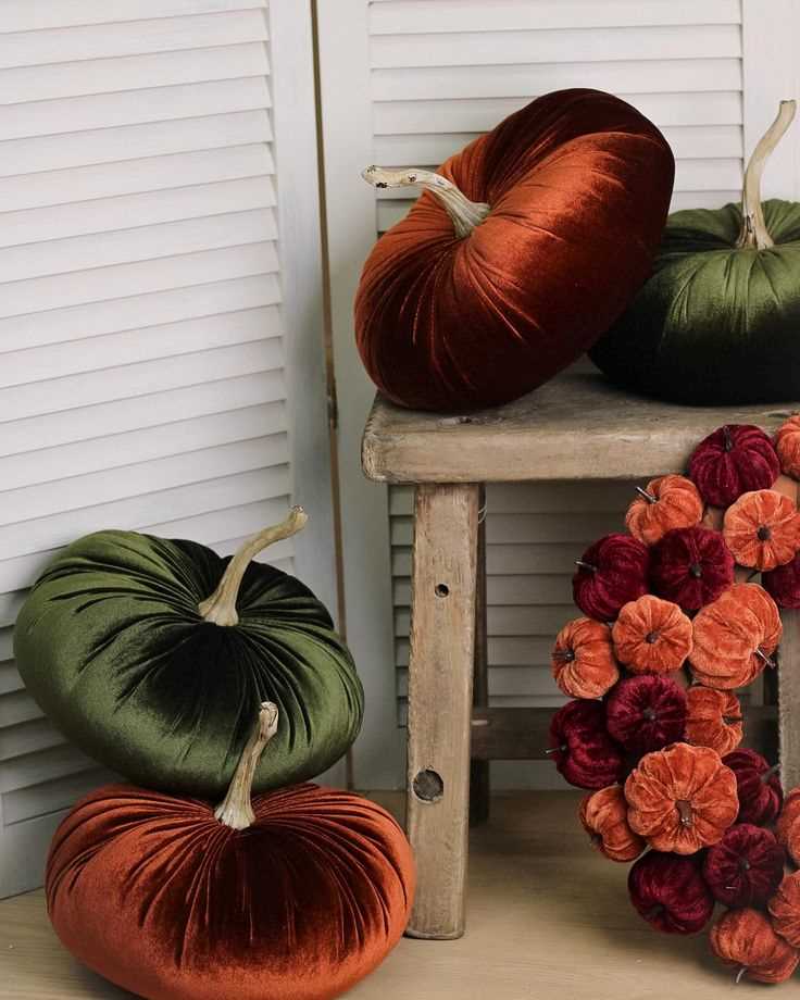 Velvet Pumpkins 