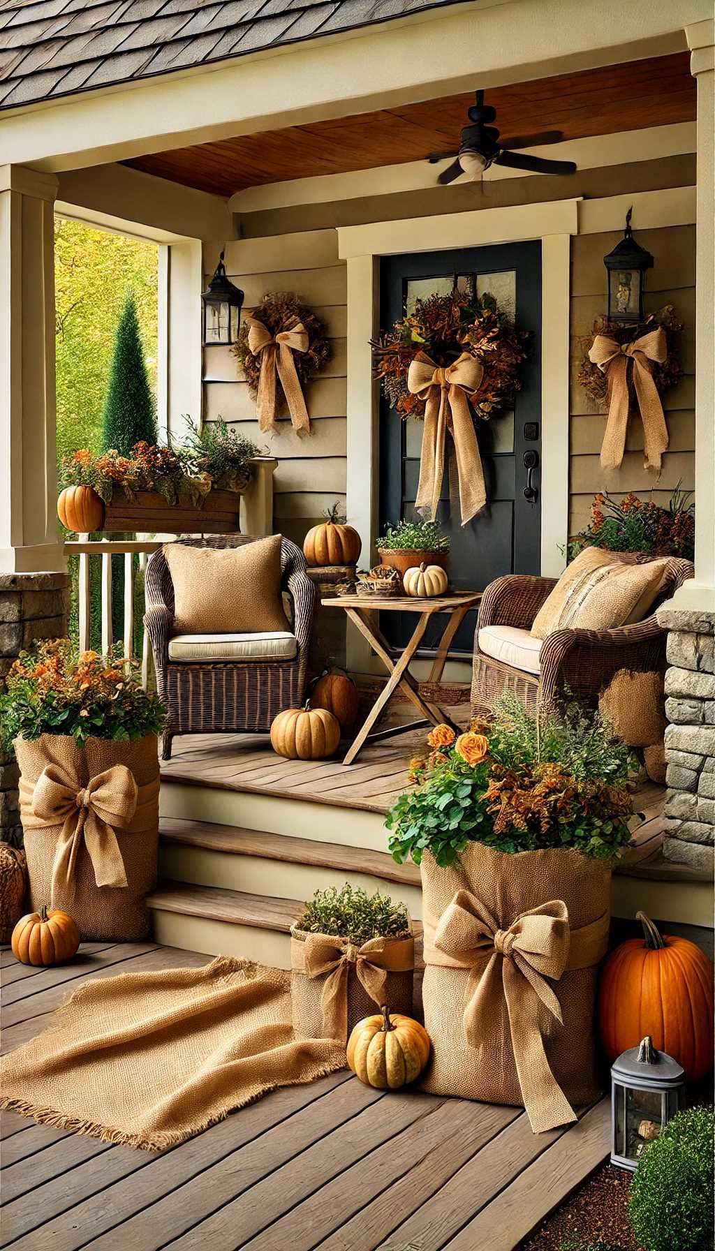 burlap-accent-on-fall-front-porch