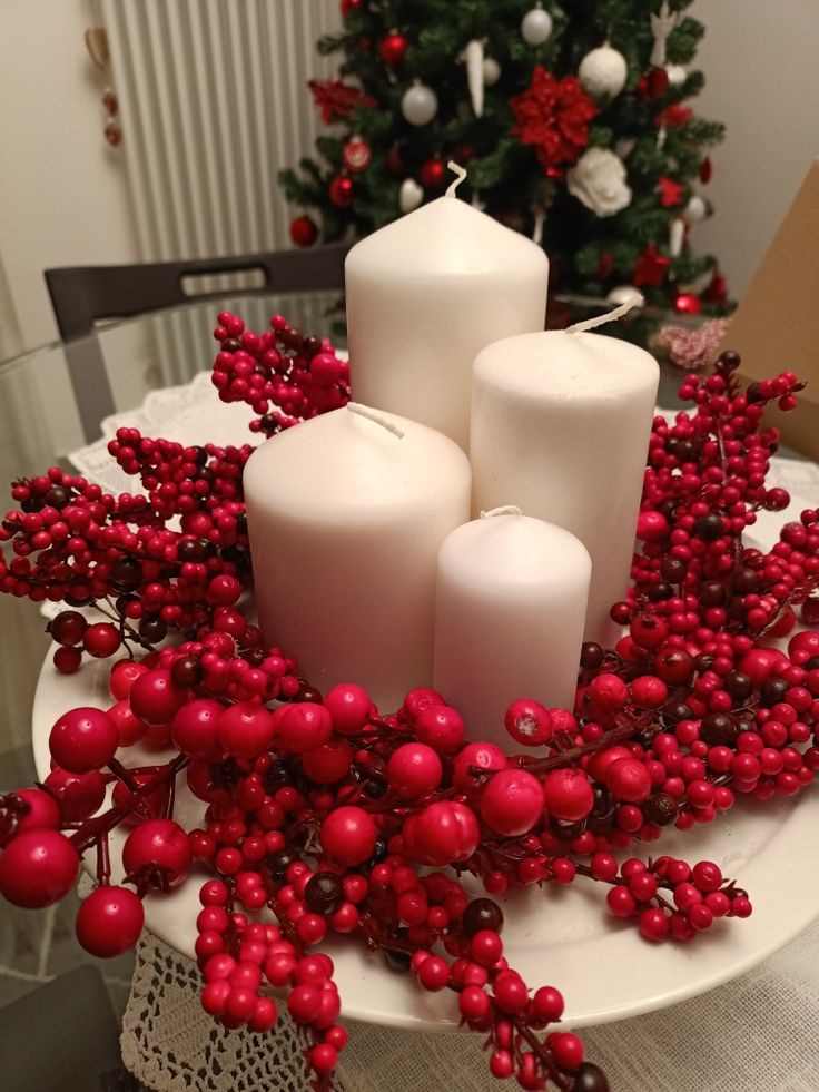 cranberry-and-candle-display-Christmas-centerpiece-diy-ideas