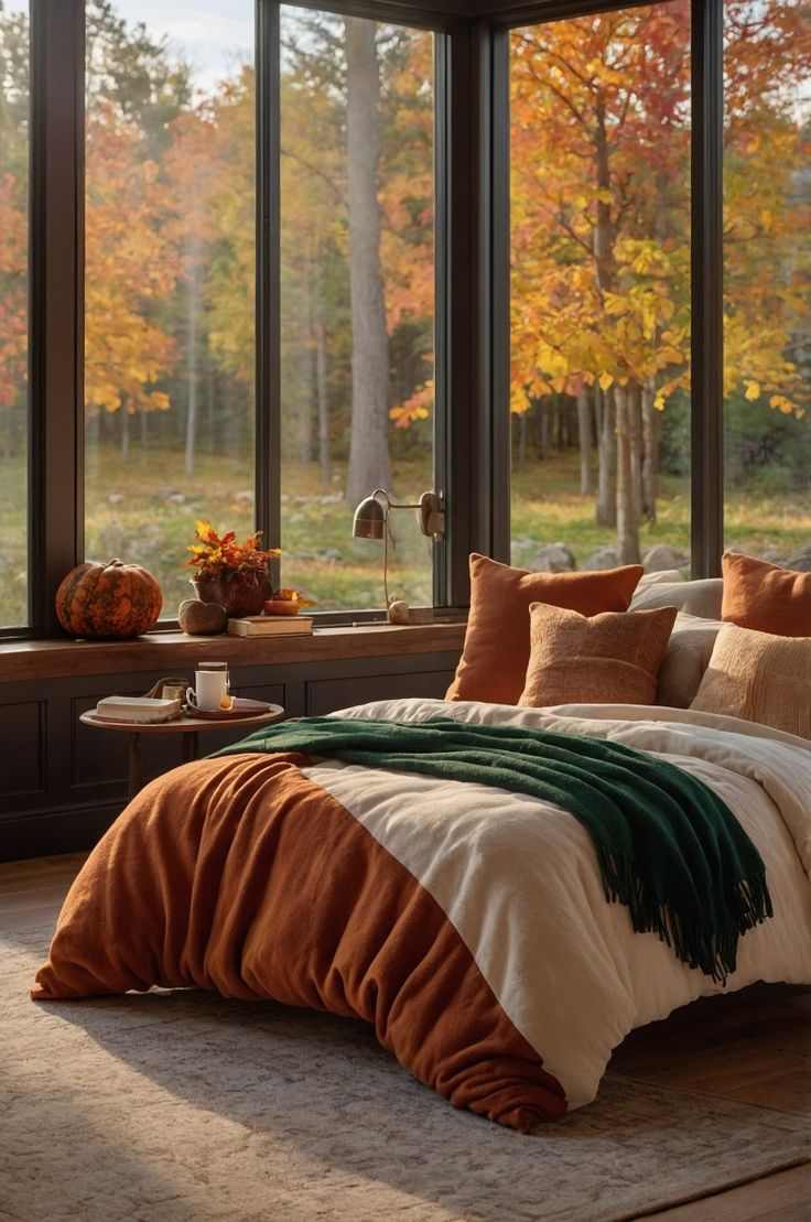 earthy-tones-fall-bedroom-decor-aesthetics