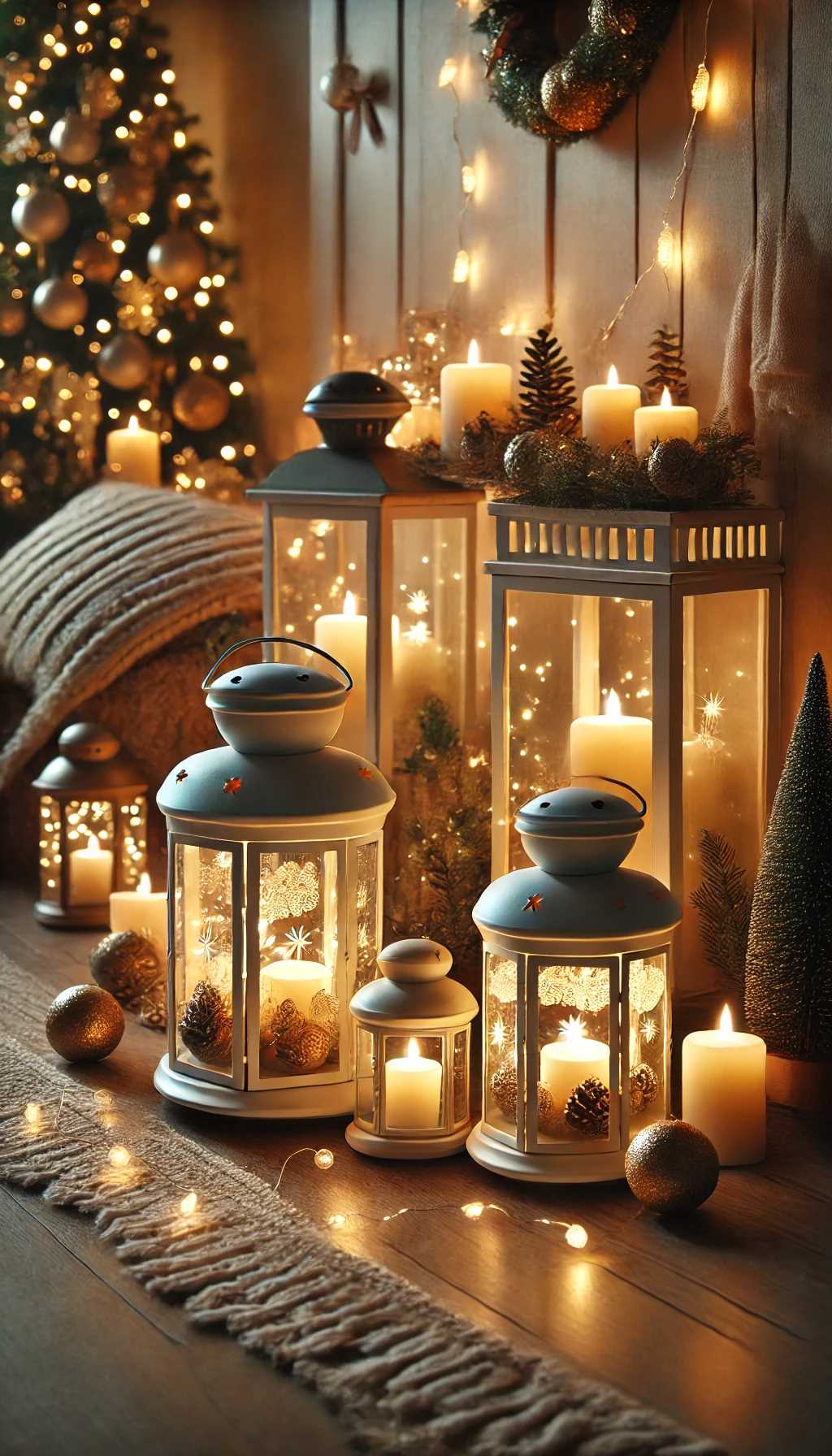 holiday-lantern-for christmas-decor-ideas-for-living-room