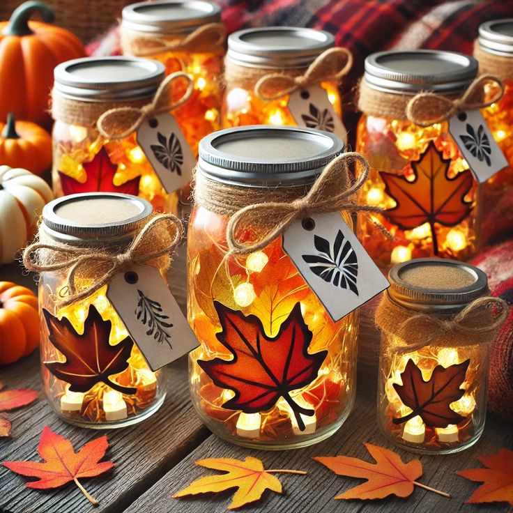 fairy-light-mason-jars-fall-room-decor-ideas