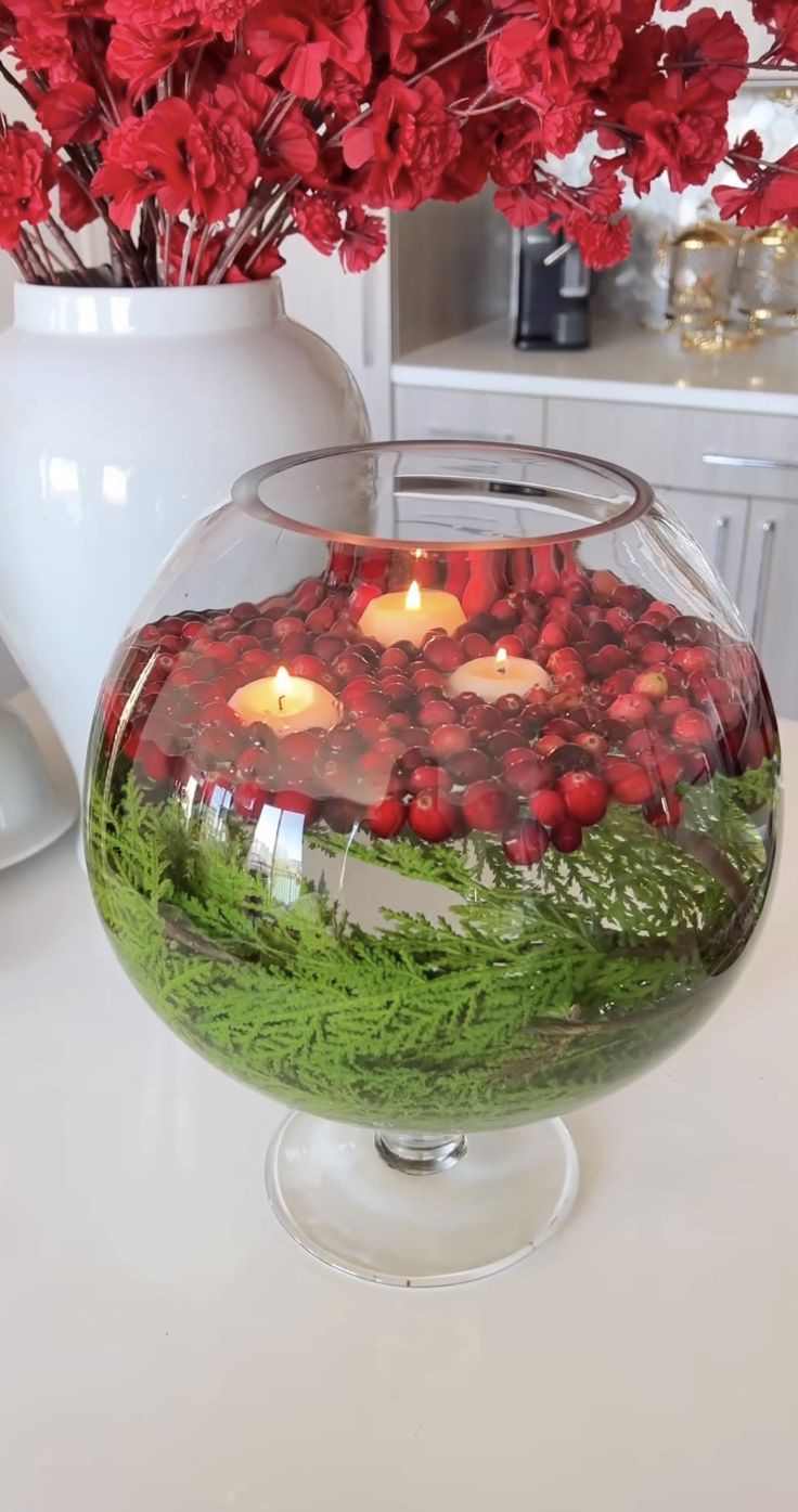 mason-jar-candleholders-Christmas-centerpiece-diy-ideas