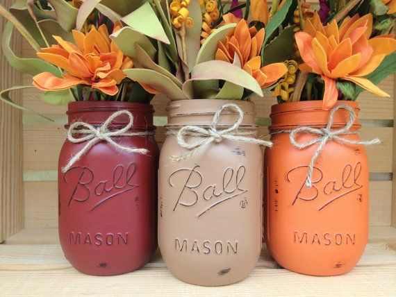 rustic-mason-jar-bouquet