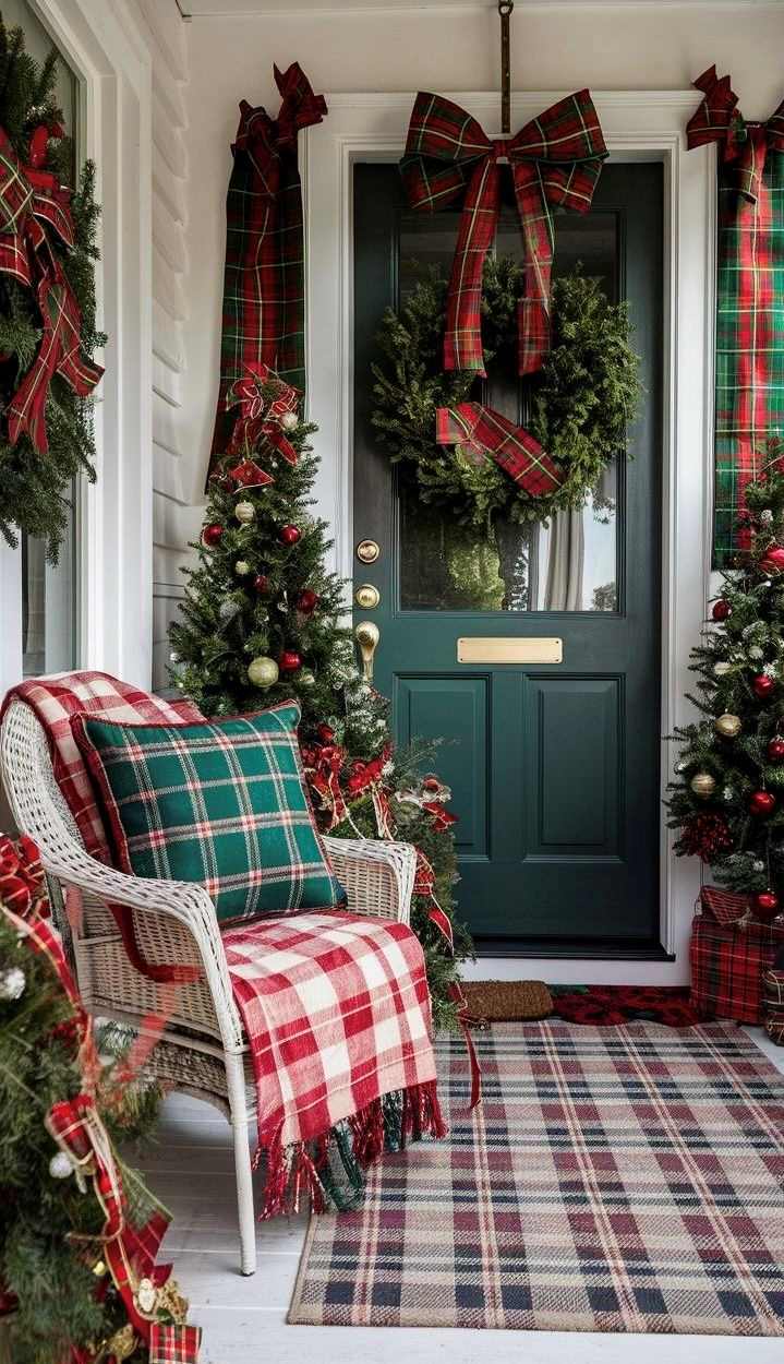 plaid-textiles-cottage-christmas-decor