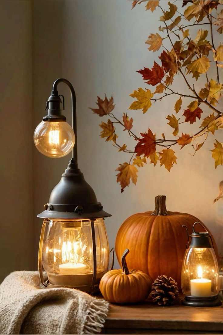 rustic-lanterns-fall-bedroom-decor-aesthetics