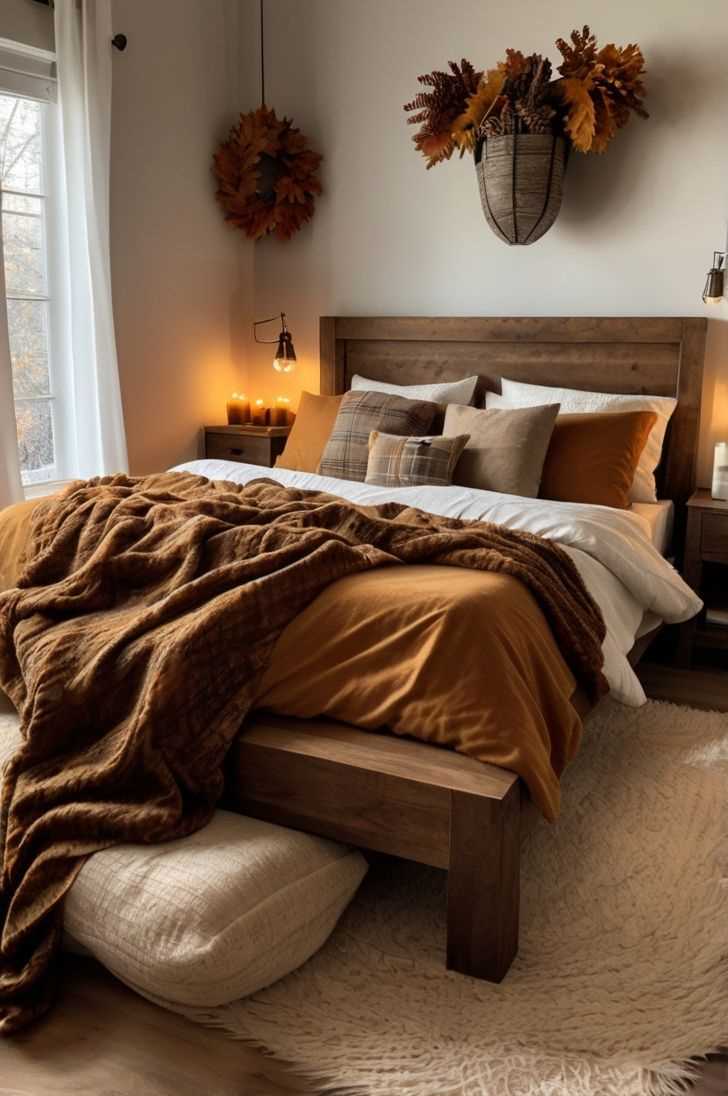 rustic-wood-accents-fall-bedroom-decor-aesthetic