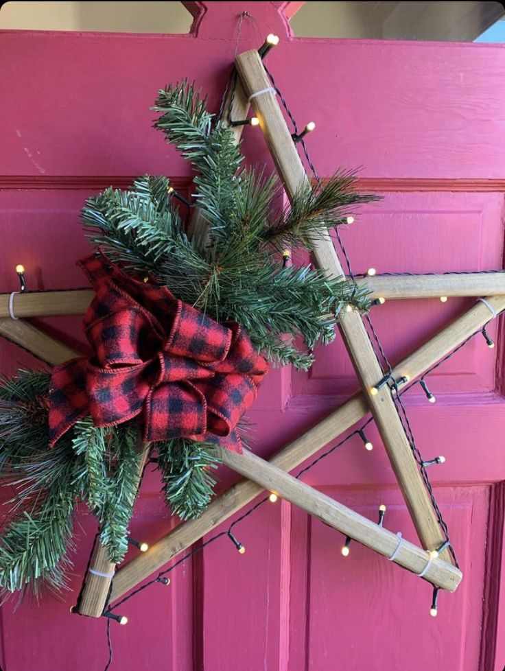 rustic-wooden-ornaments-christmas-aesthetic-decor