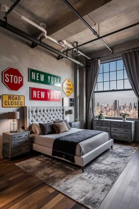 vintage-signs-street-style-room-decor-ideas