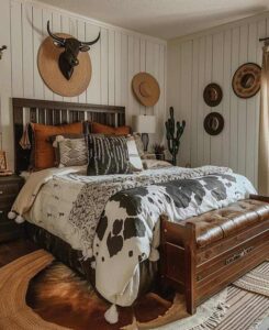 27 BOLD COWGIRL BEDROOM DECOR IDEAS TO INSPIRE YOU - decor meets cozy