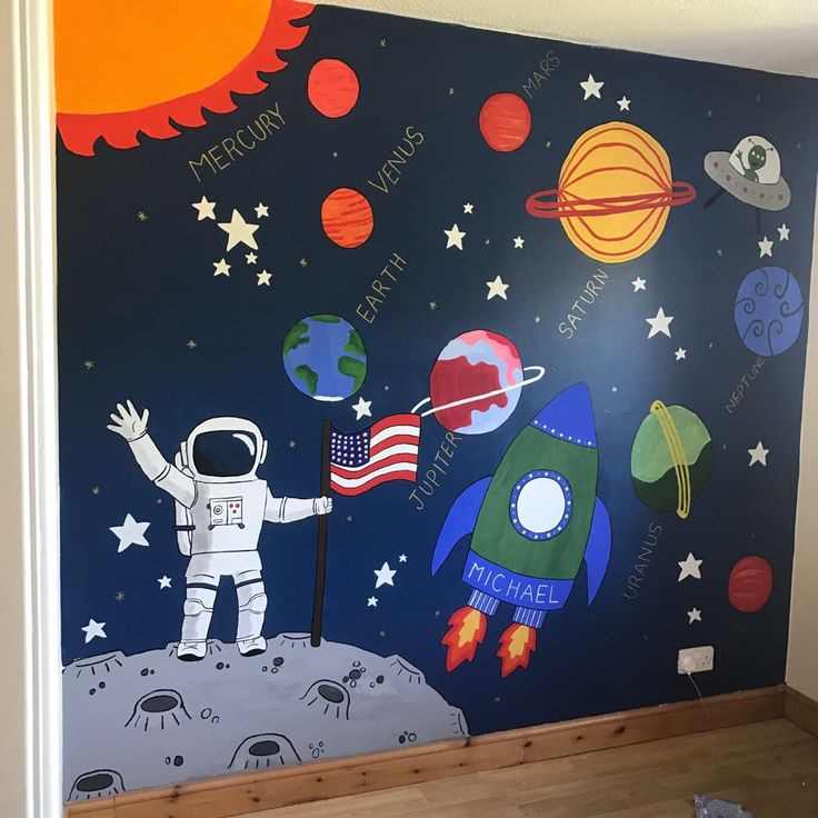 space-and-galaxy-theme-house-decals-design-ideas