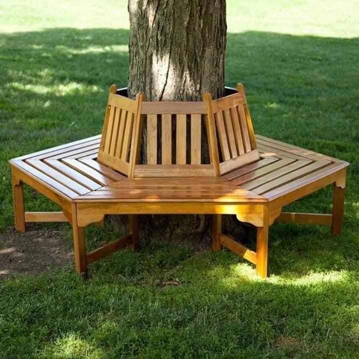 tree-bench-backyard-renovation-ideas