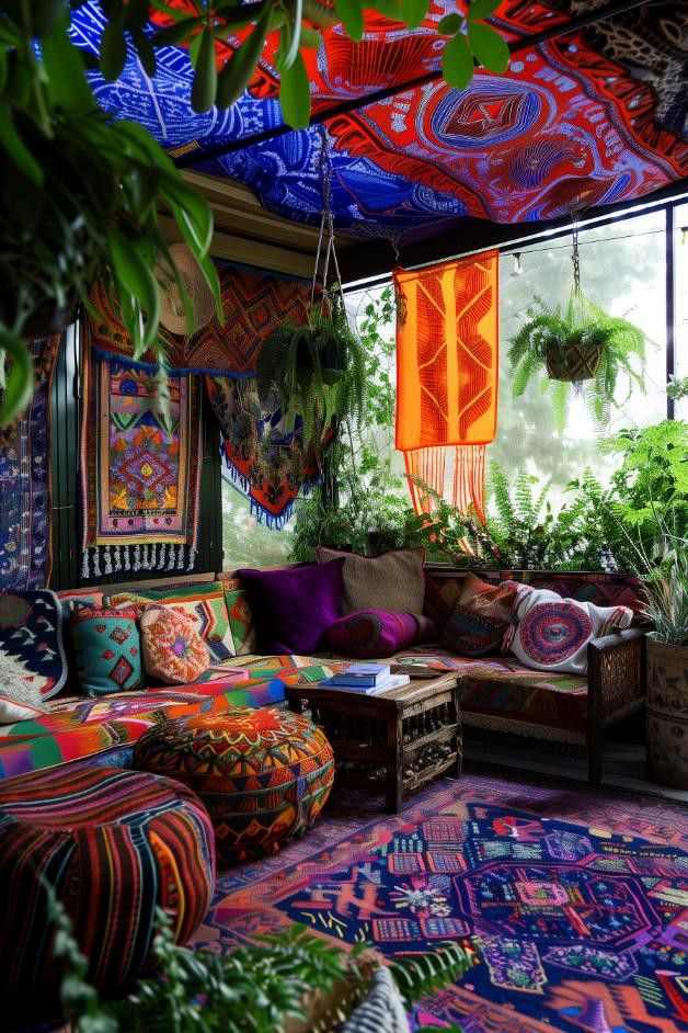 bohemian-canopies-boho-patio-decor-ideas