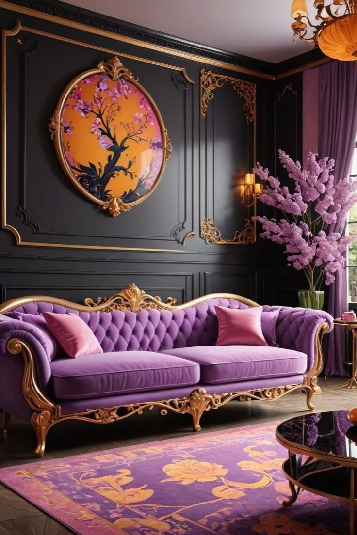 rich-colors-baroque-living-room-decor-ideas