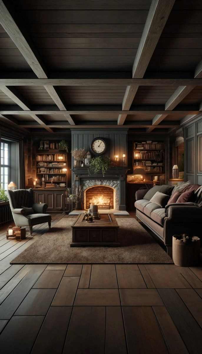 dark-wood-flooring-dark-living-room-ideas