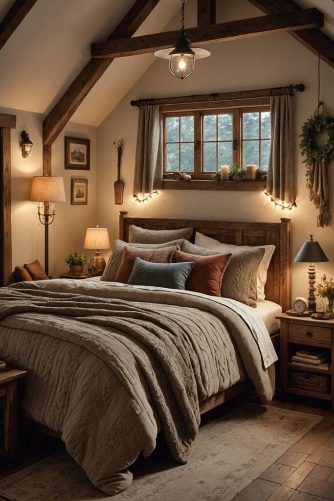 30 COZY RUSTIC BEDROOM IDEAS FOR A PERFECT WINTER RETREAT - decor meets ...