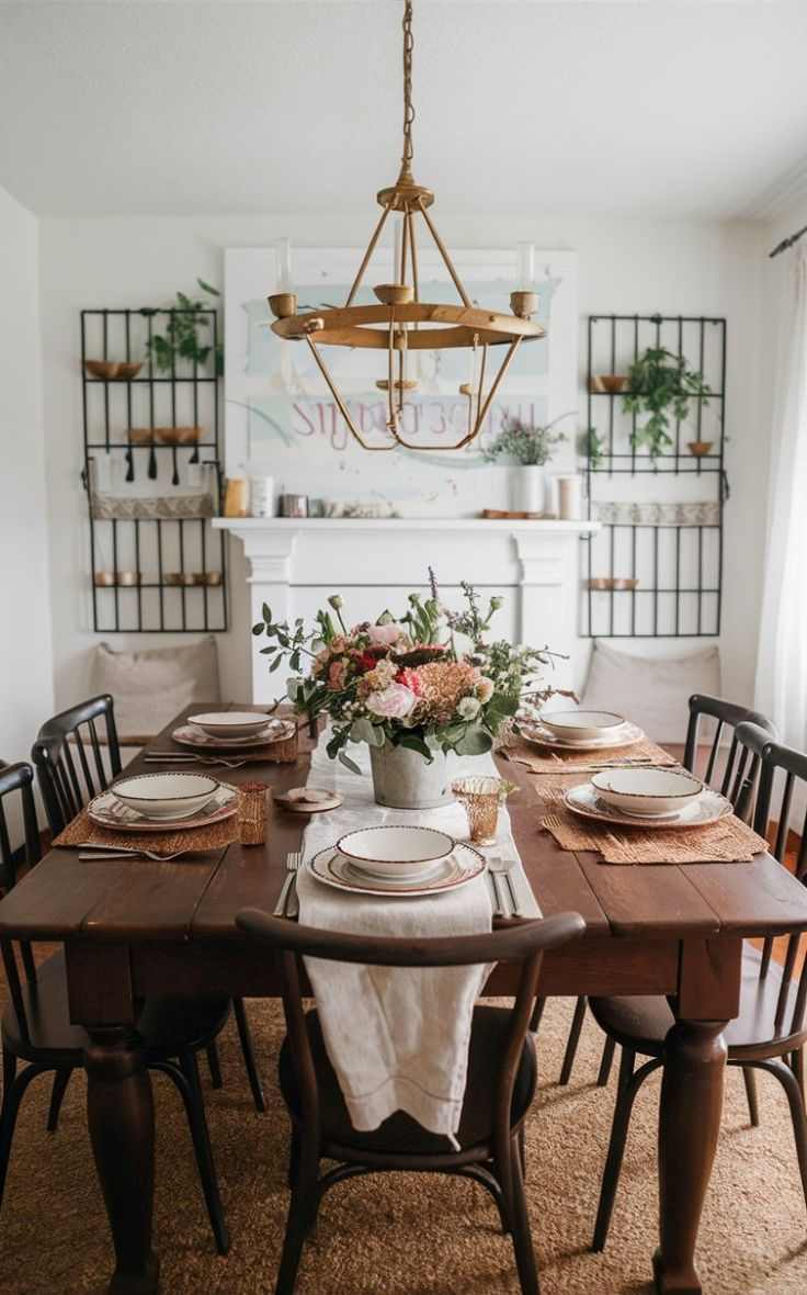 farmhouse-table-rustic-farmhouse-decor-ideas