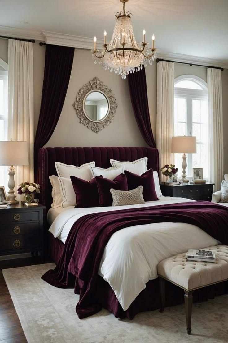 luxurious-white-gothic-bedroom-purple-gothic-bedroom-decor-ideas