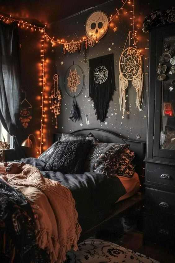 mystic-gothic-bedroom-purple-gothic-bedroom-decor-ideas