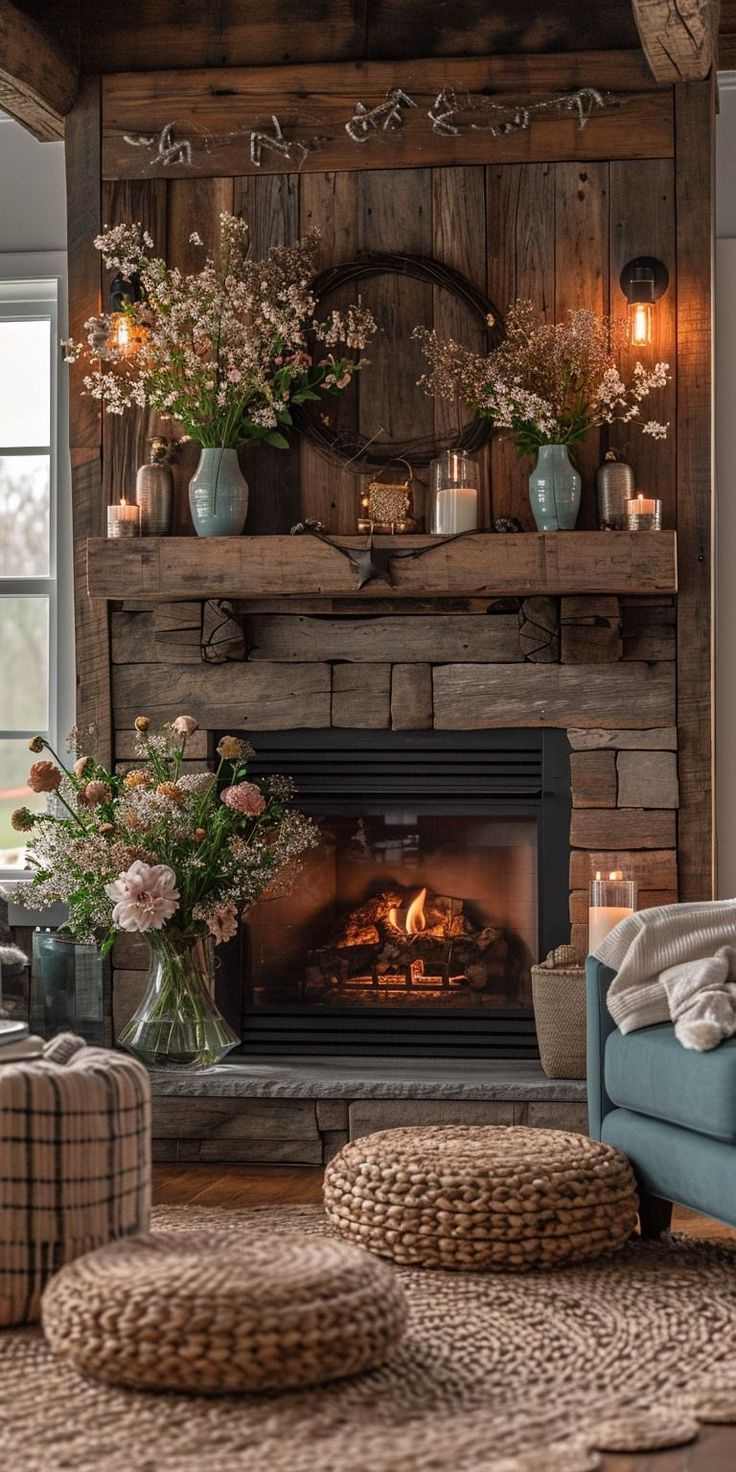 rustic-mantel-decor