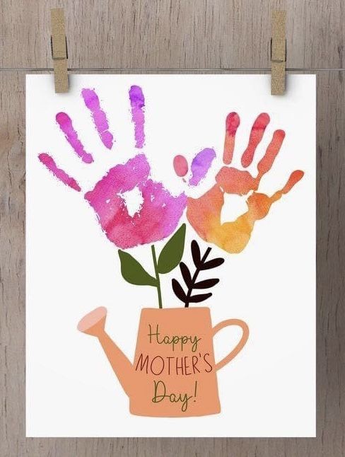 hand-print-easter-card