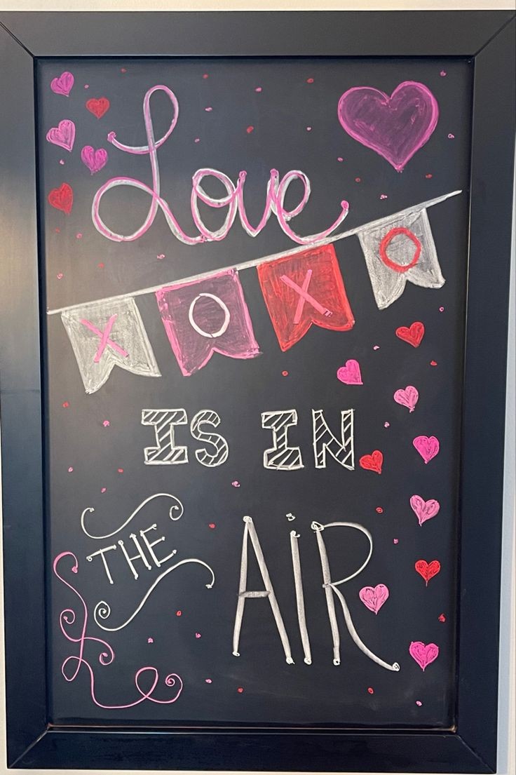 love-quotes-chalkboard-valentine-door-decor-ideas