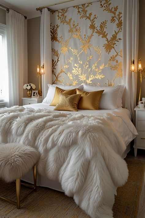 luxurious-bedding-with-faux-fur