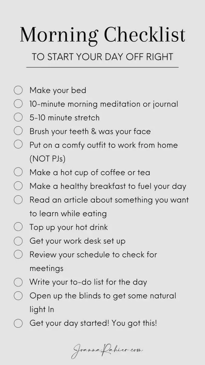 create-a-morning-checklist