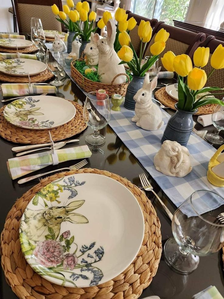 easter-themed-table-setting-farmhouse-easter-decor-ideas