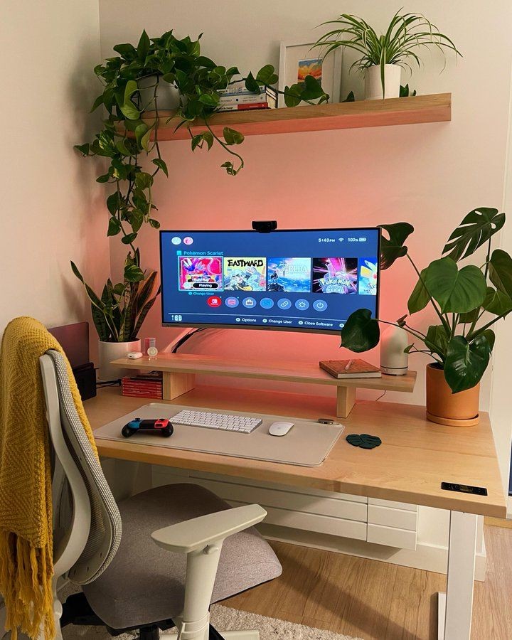 maintain-a-clutter-free-desk-policy-home-office-decor-ideas