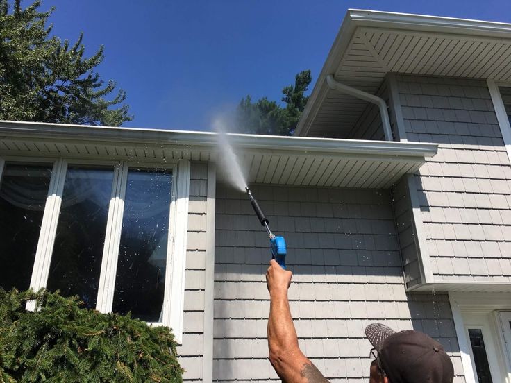 power-wash-exterior-walls-spring-cleaning-ideas