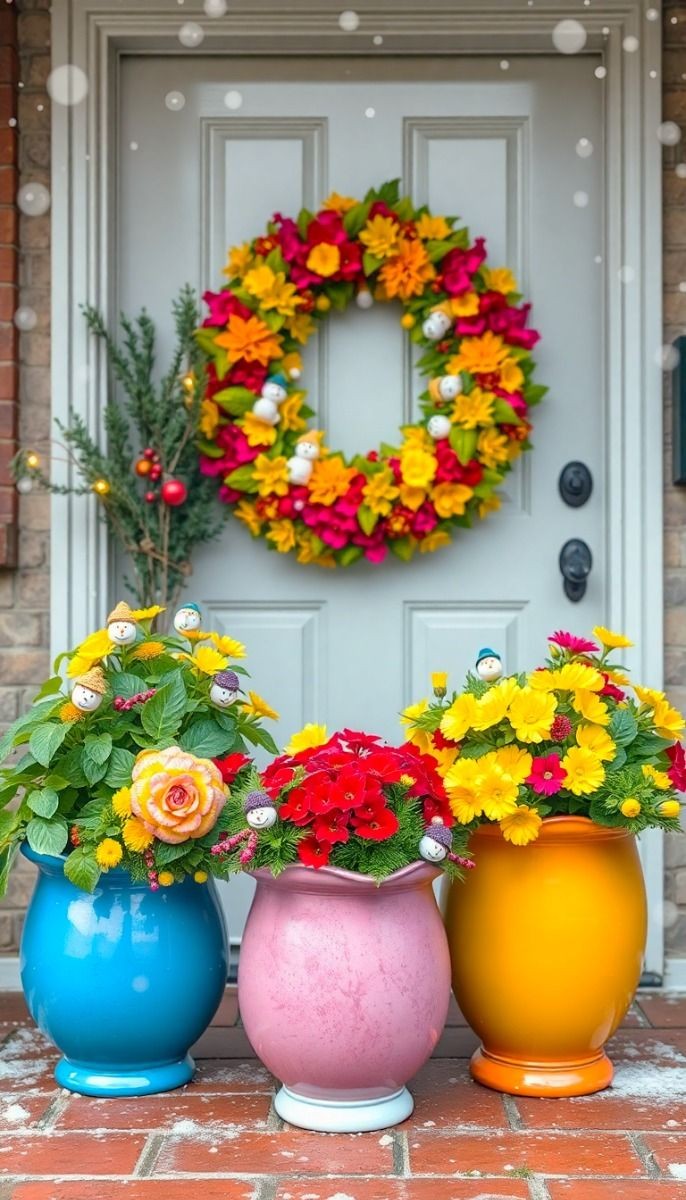 add-a-pop-of-color-with-painted-pots-backyard-decor-ideas