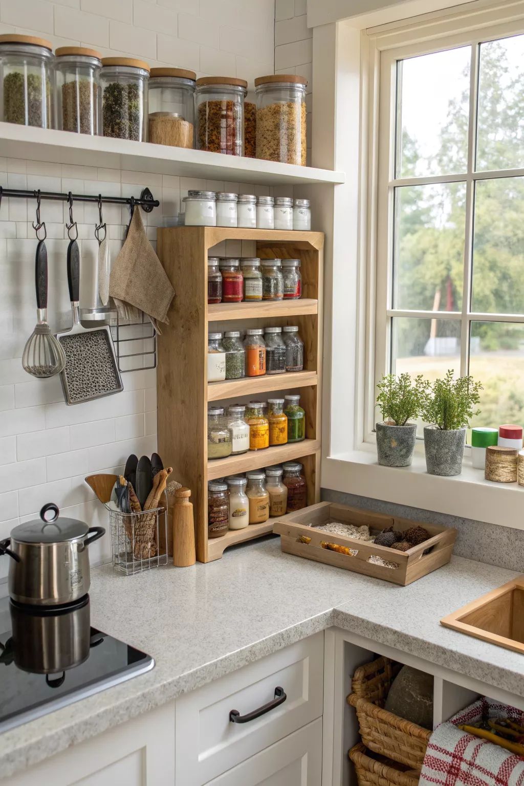 A-well-organized-kitchen-with-arranged-shelfs