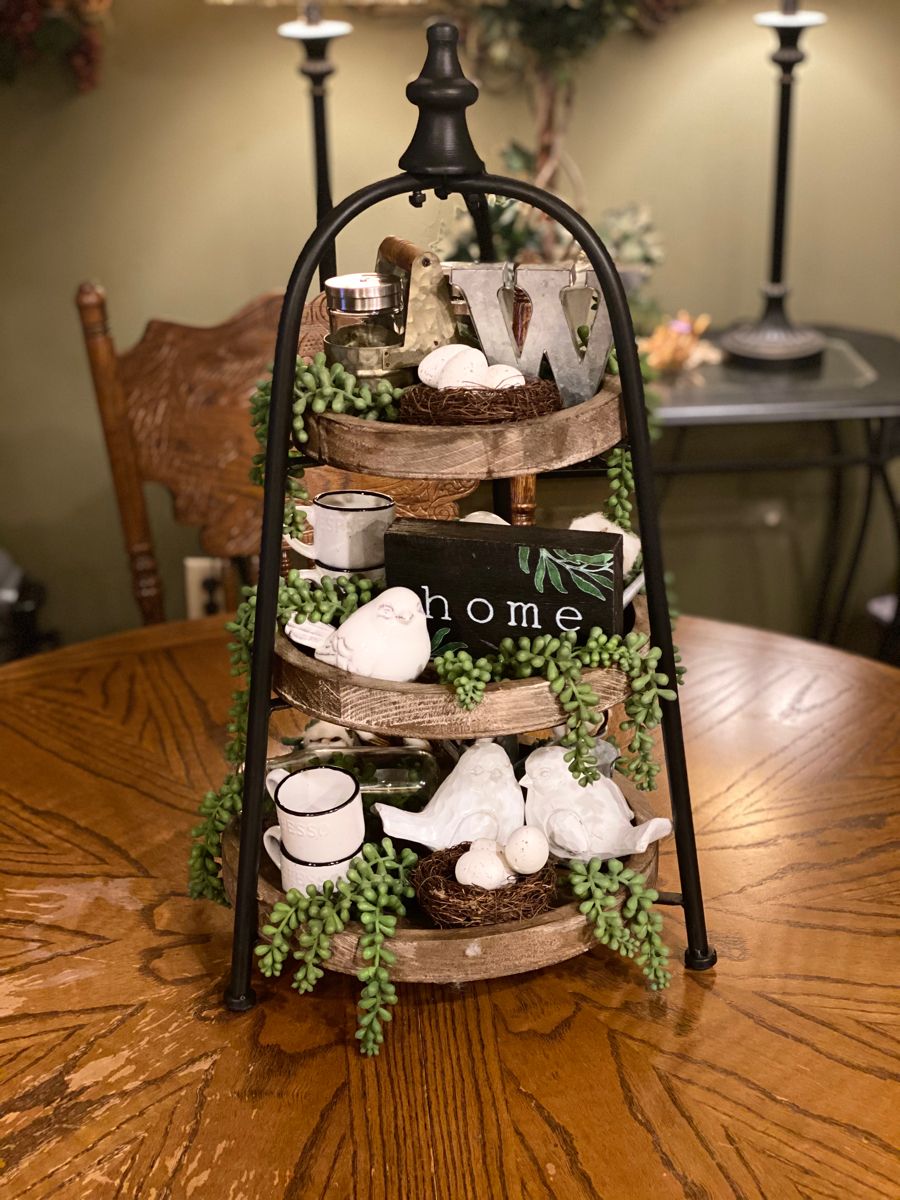 Farmhouse Tiered Tray