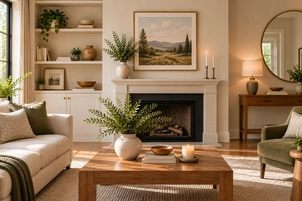 Serene Minimalist Living Room Retreat